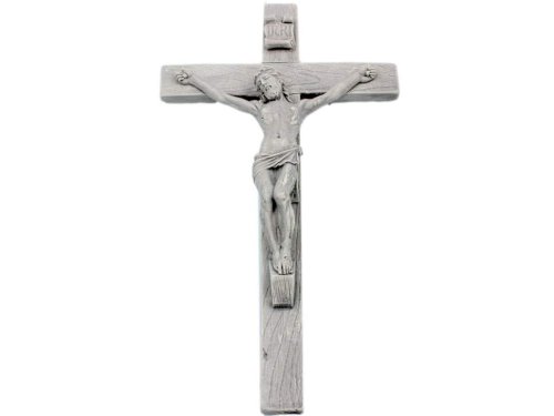 Krzyż gipsowy 24,5 cm - szary