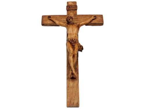 Krzyż wiszący gipsowy 31 cm