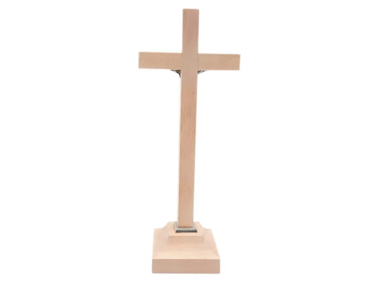 Krzyż stojący drewniany JUT 23 cm j