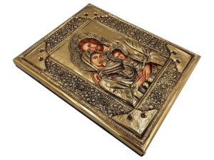 Ikona złocona Święta Rodzina 31 cm