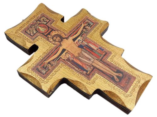 Krzyż franciszkański - San Damiano 28cm