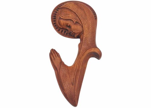 Madonna relief gips 20,5 cm