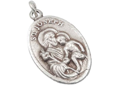 Medalik metalowy Święty Józef