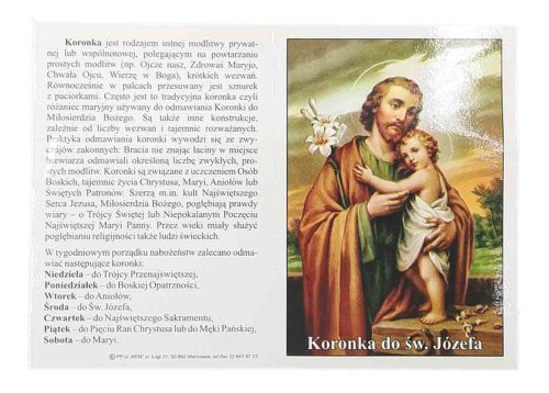 Koronka do św. Józefa - broszurka