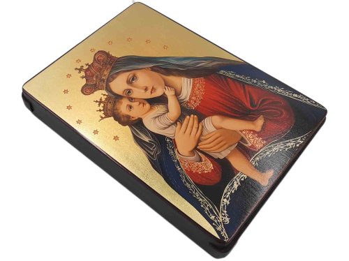 Ikona Eleusa MB z Dzieciątkiem - 16 x 12 cm