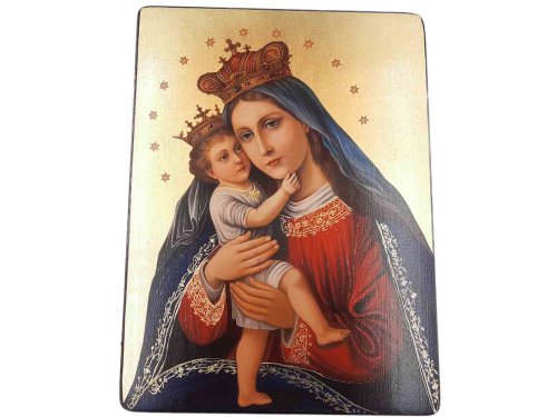 Ikona Eleusa MB z Dzieciątkiem - 23 x 17 cm