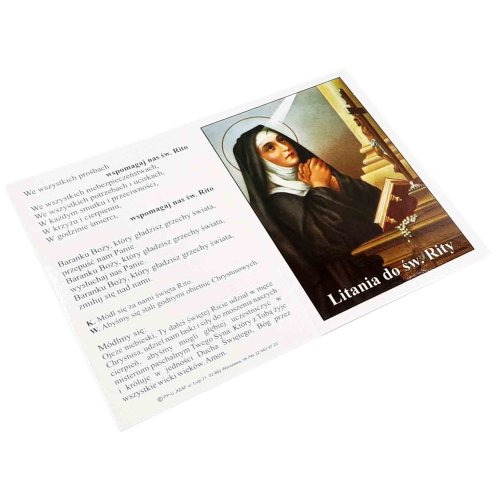Litania do św. Rity z Cascii - broszurka