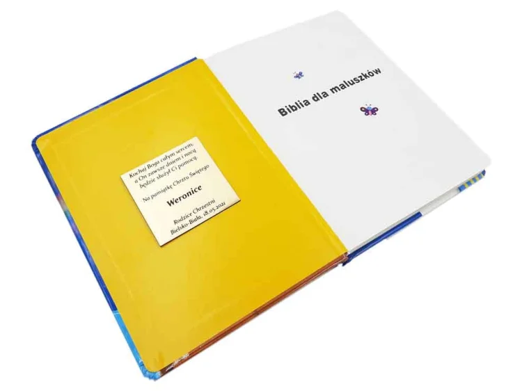 Biblia dla maluszków + grawer
