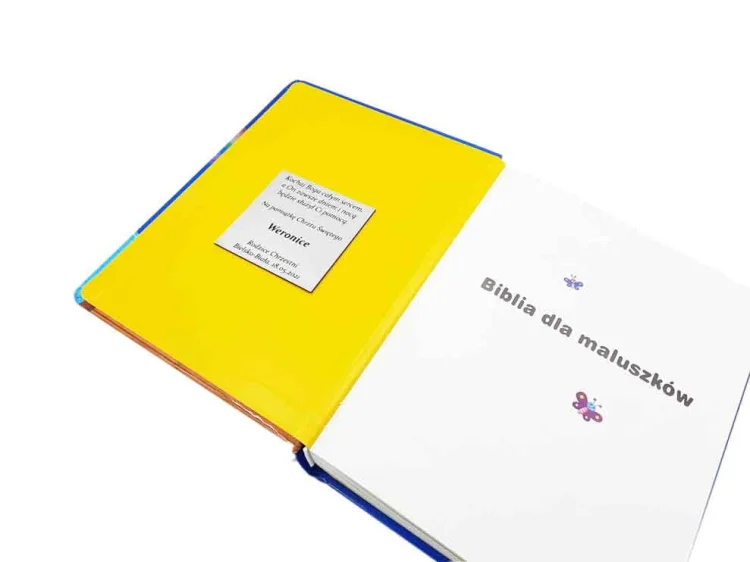 Biblia dla maluszków + grawer