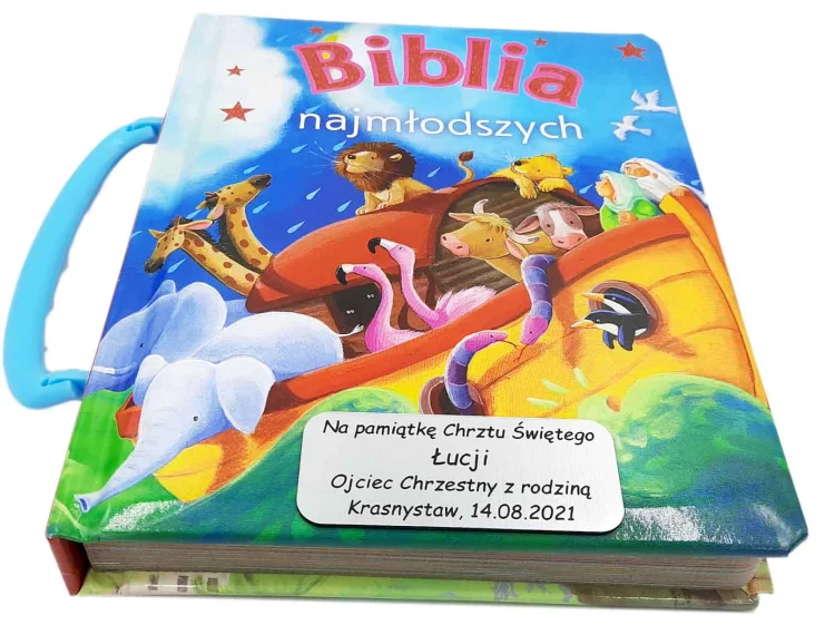 Biblia najmłodszych z grawerem