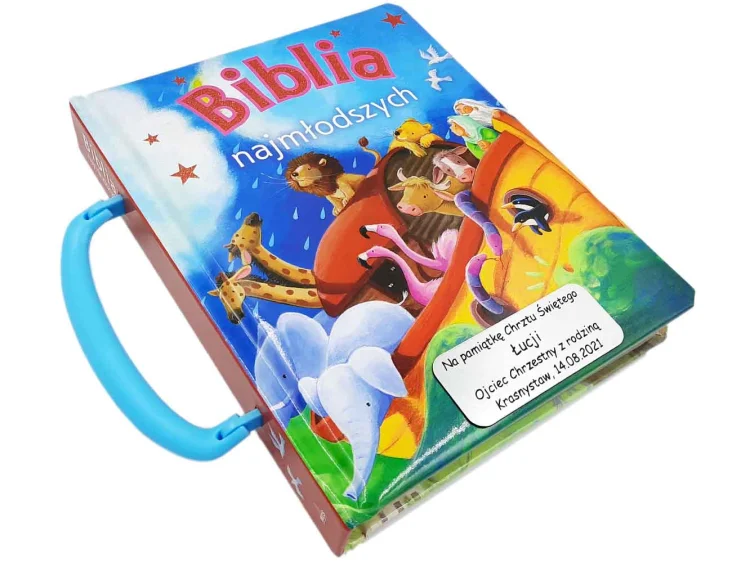 Biblia najmłodszych z grawerem