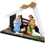 Szopka 16 cm dre-gip
