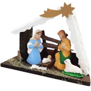 Szopka 16 cm dre-gip