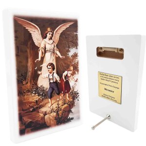 Obrazek Anioł Stróż nad dziećmi - lakierowany