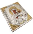 Ikona srebrzono-złocona - Matka Boska Częstochowska