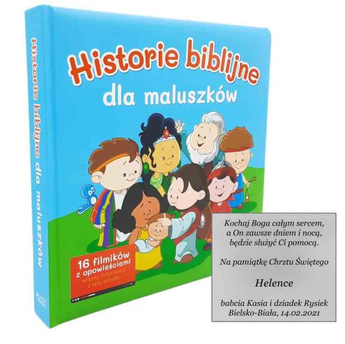 Historie biblijne dla maluszków + grawer