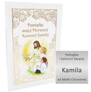 Pamiątka I Komunii Świętej - album z grawerem