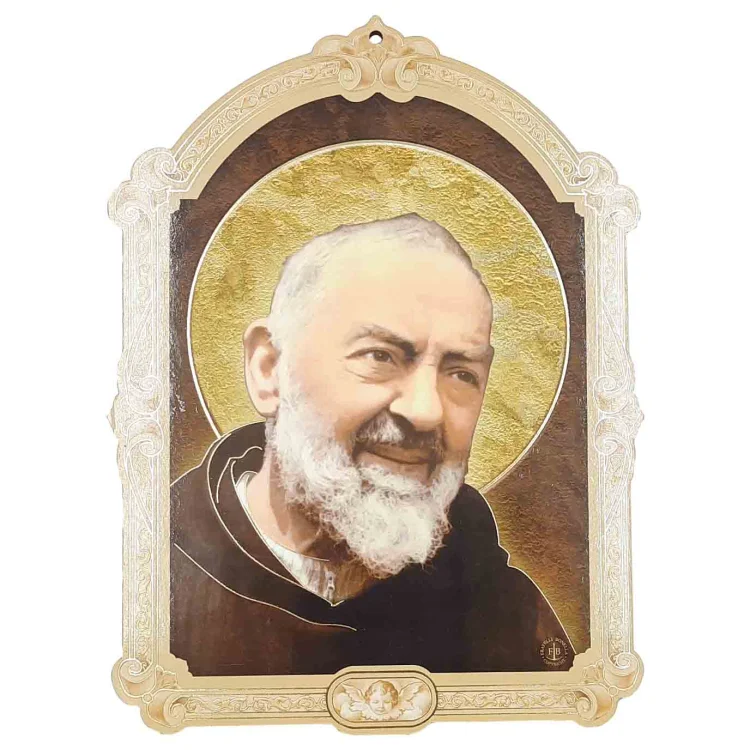 Św. Ojciec Pio - obrazek z dedykacją