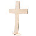 Krzyż ze sklejki - stojący - 25 cm