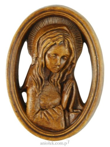Madonna owal - gips 10 cm