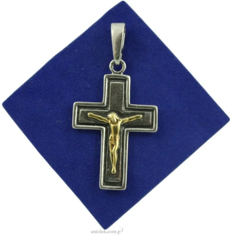 Krzyżyk srebrny ks1