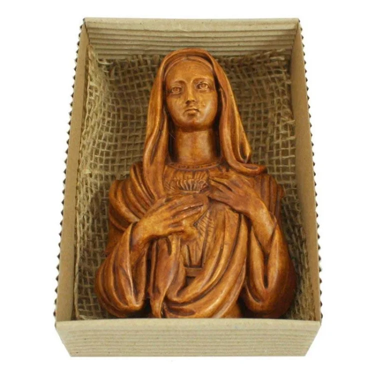 Relief gipsowy Serce Maryi