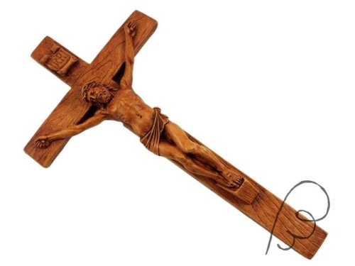 Krzyż wiszący gipsowy 24,5 cm