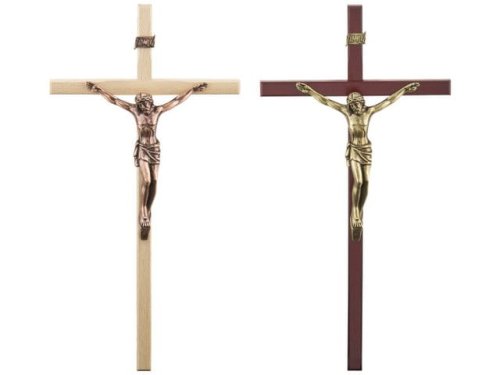 Krzyż wiszący drewniany 30cm