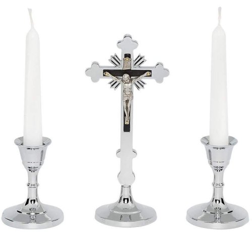 Zestaw kolędowy chromowany 18 cm - tradycyjny