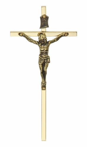 Krzyżyk mosiądzowany 11,5 cm