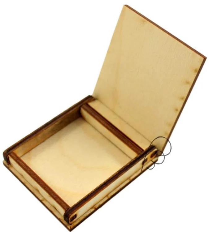 Pudełko sklejka 5x5,5x1,5 - środek