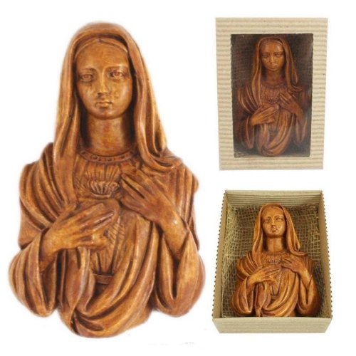 Relief gipsowy Serce Maryi