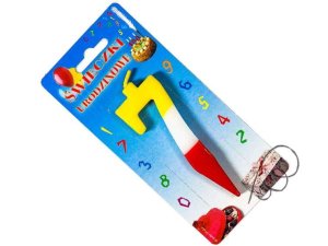 Świeczka cyferka - 7