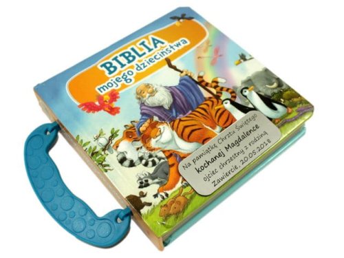 Biblia mojego dzieciństwa - książka na Chrzest z grawerem