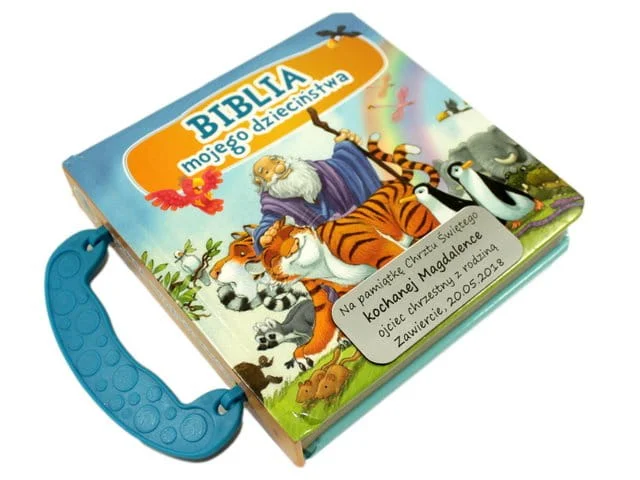 Biblia mojego dzieciństwa - książka na Chrzest z grawerem