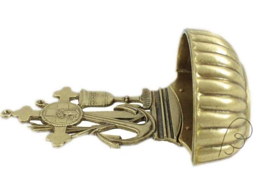 Kropielnica metalowa złota