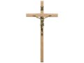Krzyż wiszący drewniany 15,5 cm - jasny